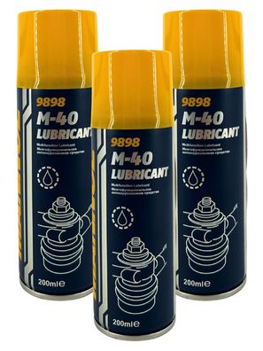Mannol M-40 Lubricant Multifunktionskriechöl Universalöl 3x200 ML