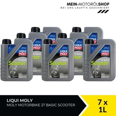 Liqui Moly Motorbike 2T Basic Scooter 7x1 Liter