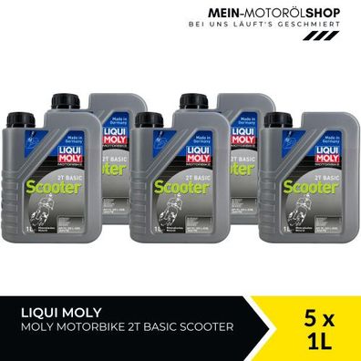 Liqui Moly Motorbike 2T Basic Scooter 5x1 Liter