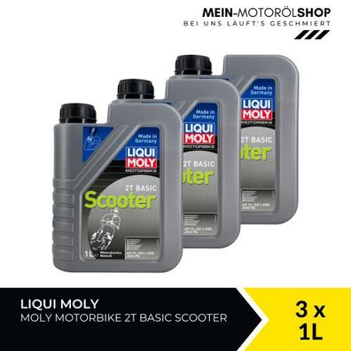 Liqui Moly Motorbike 2T Basic Scooter 3x1 Liter