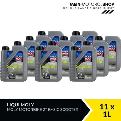 Liqui Moly Motorbike 2T Basic Scooter 11x1 Liter