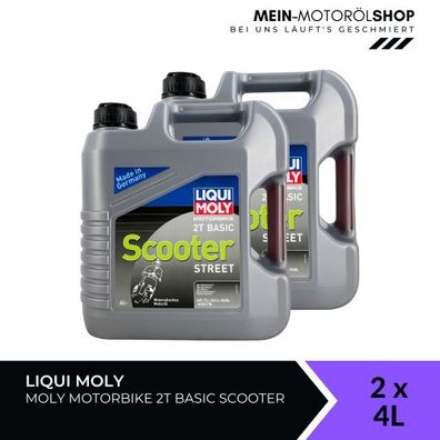 Liqui Moly Motorbike 2T Basic Scooter 2x4 Liter