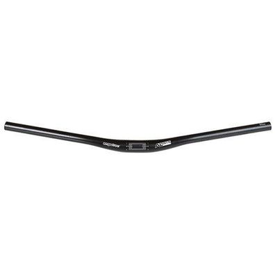 Ergotec Lenker LOW RISER BAR 31,8 - 780x15x12°, Safety Level 6, DB, schwarz matt