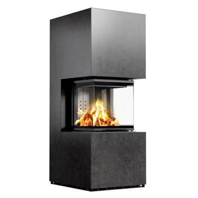 Kratki Kaminbausatz NBC 500/500 Niedrig 8kW Ø200 Sinter Fokos Grafite