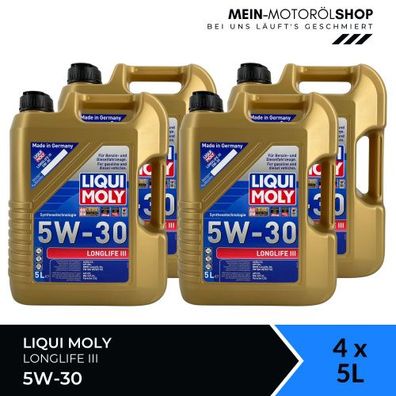Liqui Moly Longlife III 5W-30 4x5 Liter
