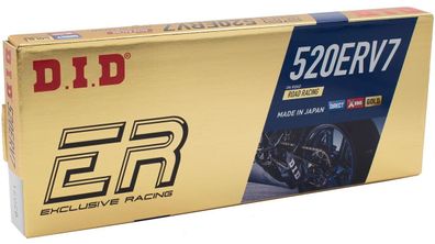 DID Kette "520ERV7 G&amp; " 5/8 x 1/4, X-Ring Raci 110 Glieder