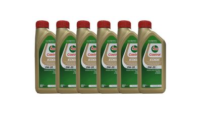 Castrol Edge 0W-20 V 6x1 Liter für Volvo RB50-2AE Motoröl