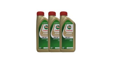 Castrol Edge 0W-20 V 3x1 Liter für Volvo RB50-2AE Motoröl