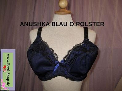 Bügel BH, Neu, Elomi, Anushka, Blau schwarz, EL4061MIH 90 F