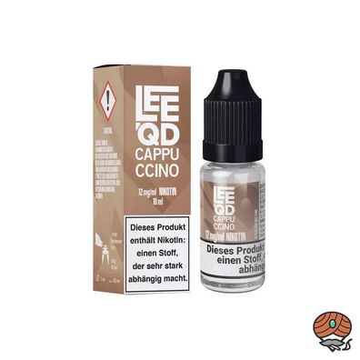 LEEQD Cappuccino 12mg/ml Nikotin, Liquid 10ml
