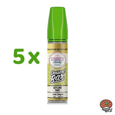 Dinner Lady Dessert Bar KEY LIME TART Longfill Liquid Aroma 5x 14ml