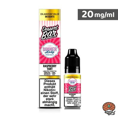 Dinner Lady Dessert Bar Raspberry Tart Nikotinsalz 20mg/ml Nikotin 10ml Liquid