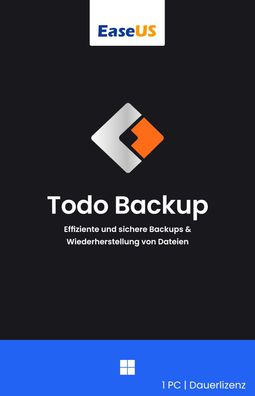 EaseUS Todo Backup Home 18 (2026) / Windows / 1 PC / Dauerlizenz / KEY (ESD)