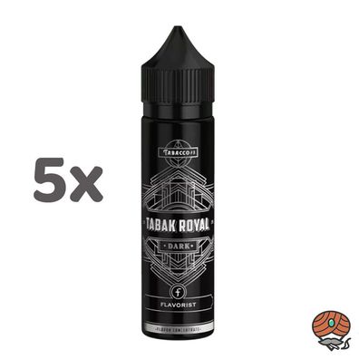 Flavorist TABAK ROYAL DARK Longfill Aroma für E-Zigaretten 5x 10ml