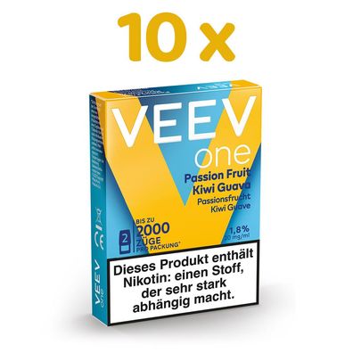 VEEV one Pod Passion FRUIT KIWI GUAVA 20mg/ml Nikotin 10x 2 Pods
