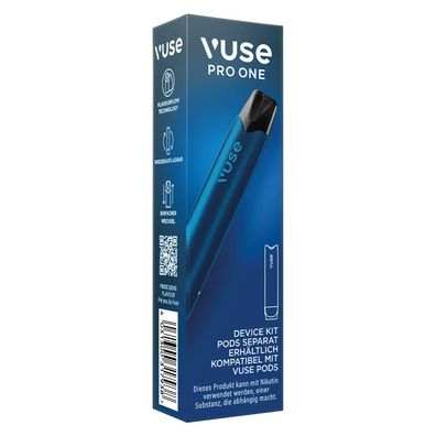 Vuse Pro One PEN Blue Blue Device Kit E-Zigarette, blau