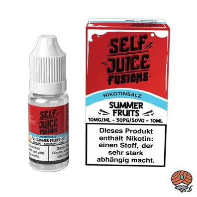 Self Juice SUMMER FRUITS 10mg/ml Nikotinsalz, 10ml Liquid 50/50