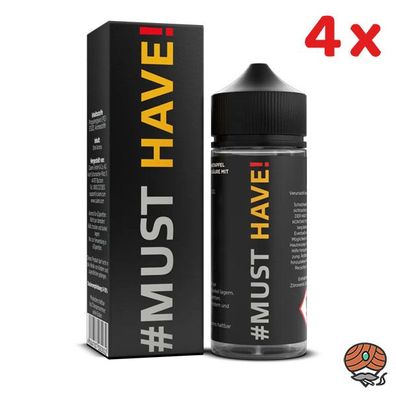 Musthave ! (Granatapfel, Zitrone) Longfill Aroma für E-Zigaretten 4x 10ml