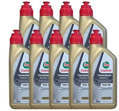 Castrol Transmax Manual V 75W-80 9x1 Liter Getriebeöl