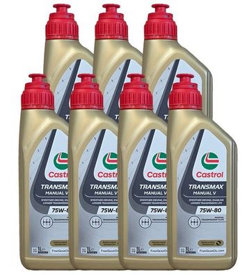Castrol Transmax Manual V 75W-80 7x1 Liter Getriebeöl