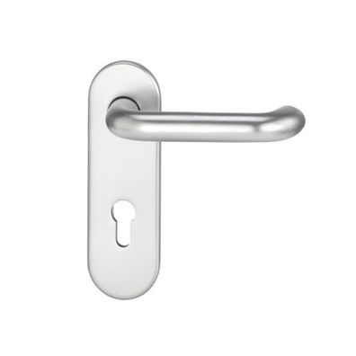 EDI Targa Feuerschutz Türdrückergarnitur Kurzschild PZ Alu F1 Türklinke