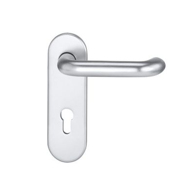 EDI Targa Feuerschutz Kurzschildgarnitur PZ Edelstahl matt Türbeschlag