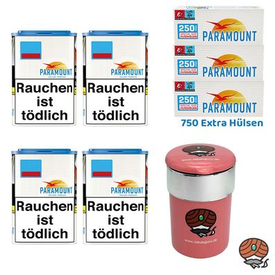 Paramount Blue Volumentabak Dose 4x 75g, Blue Extra Hülsen, Autoascher, Zubehör