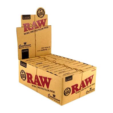 RAW Connoisseur King Size Slim Papers + Pre-Rolled Tips 24x 32 Blatt + 24 Tips