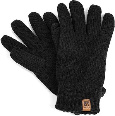 HEYO Winterhandschuhe Herren Handschuhe mit Fleece gefüttert Schwarz Skihandschuhe