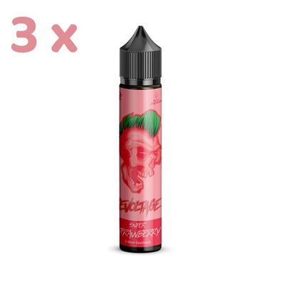 Revoltage SUPER Strawberry Longfill Aroma für E-Zigaretten 3x 15ml