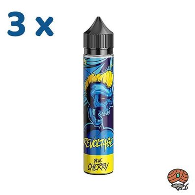 Revoltage BLUE CHERRY Longfill Aroma für E-Zigaretten 3x 15ml