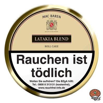 Mac Baren Latakia Blend Roll Cake Pfeifentabak 100g