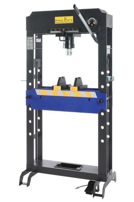 50t Werkstattpresse manuell + pneumatisch inkl. Druckstücke SP50HAMJ, 02462