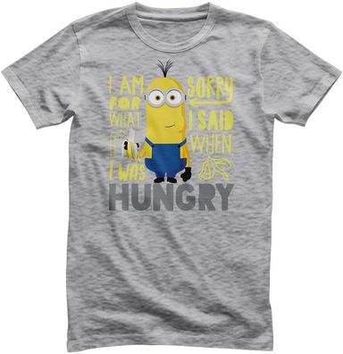 Minions T-Shirt Sorry For What I Said When Was Hungry UV-1-DMF016