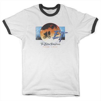 E.T. T-Shirt The Extra Terrestrial World Tour Ringer Tee UV-51-ET010