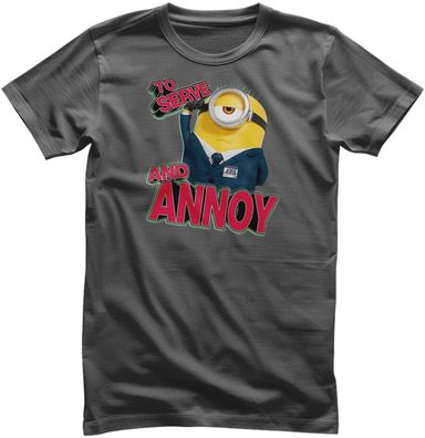 Minions T-Shirt To Serve And Annoy UV-1-DMF007