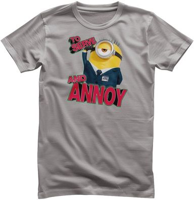 Minions T-Shirt To Serve And Annoy UV-1-DMF007