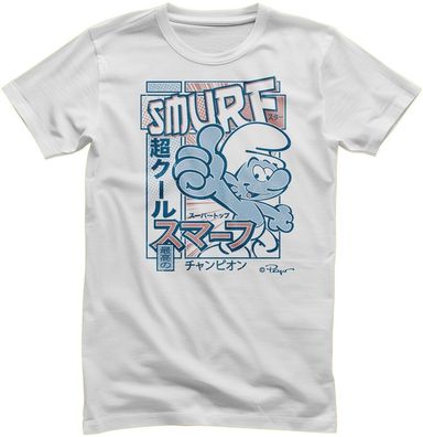 Die Schlümpfe T-Shirt The Smurfs Japanese Poster RB-1-SMF012