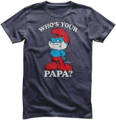 Die Schlümpfe T-Shirt Who's Your Papa? RB-1-SMF003