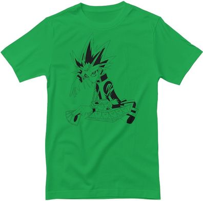 Yu-Gi-Oh! T-Shirt Yo-Gi-Oh! Green Outlines PA-1-YGO004-PAPL612