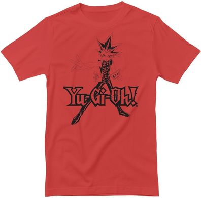 Yu-Gi-Oh! T-Shirt Yo-Gi-Oh! Red Outlines PA-1-YGO005-PAPL012