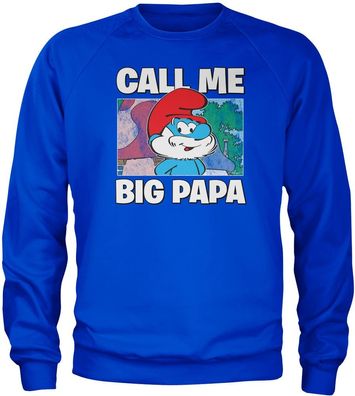Die Schlümpfe Pullover Smurfs-Call Me Big Papa Sweatshirt RB-3-SMF006