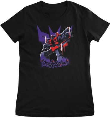 Transformers Damen T-Shirt Starscream Graffiti Girly Tee HSB-5-TF1027