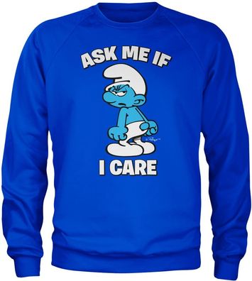 Die Schlümpfe Pullover The Smurfs-Ask Me If I Care Sweatshirt RB-3-SMF001