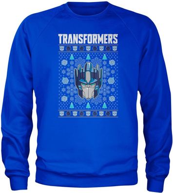 Transformers Pullover Christmas Pattern Sweatshirt HSB-3-TF1022