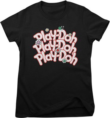Play-Doh Damen T-Shirt Stacked Girly Tee HSB-5-PLDO004