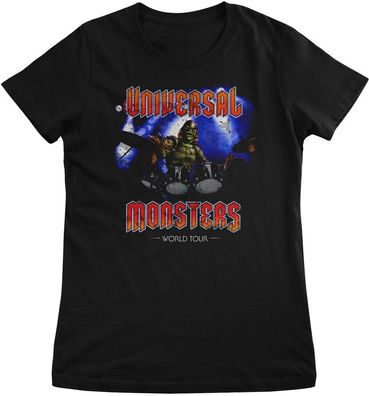 Universal Monsters Damen T-Shirt World Tour-Creature From The Black Lagoon Girly