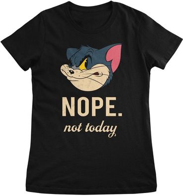 Tom &amp; Jerry Damen T-Shirt-Nope Not Today Girly Tee WB-5-TJ006
