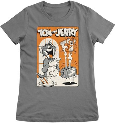 Tom &amp; Jerry Damen T-Shirt-Toasted Girly Tee WB-5-TJ004