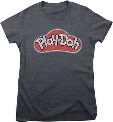 Play-Doh Damen T-Shirt Retro Logotype Girly Tee HSB-5-PLDO002